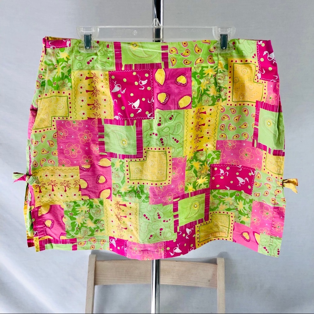 Cotton Connection Patchwork Lilly-Like Skort Size… - image 4